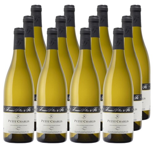 Case of 12 Domaine Fillon Petit Chablis 75cl White Wine